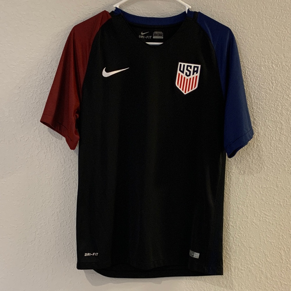 Nike USA Soccer Jersey - Black, Red, Blue